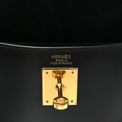 Hermes Box Kelly Retourne 32 Black Black 6 of 12