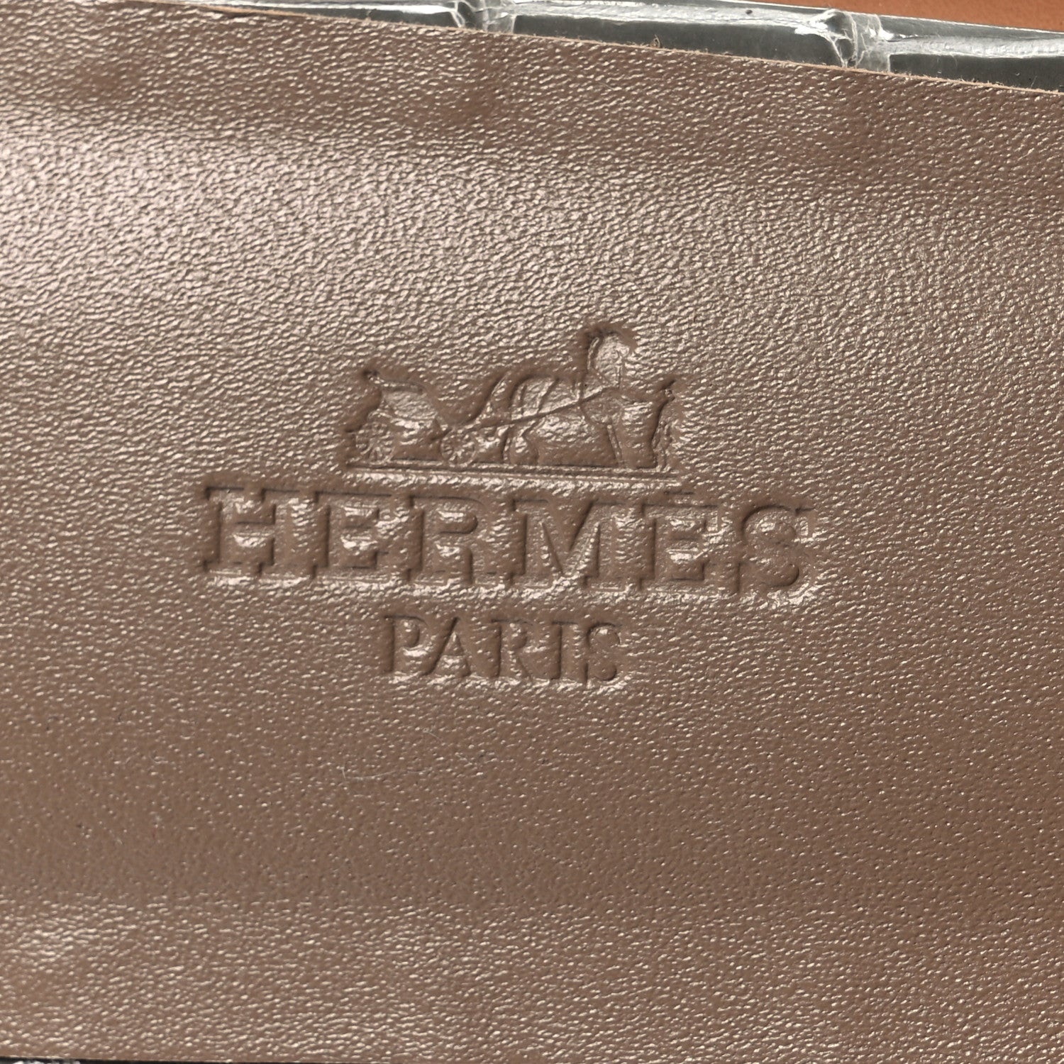 Hermes Shiny Alligator Oran Sandals 41 Gris Tourterelle 9 of 10