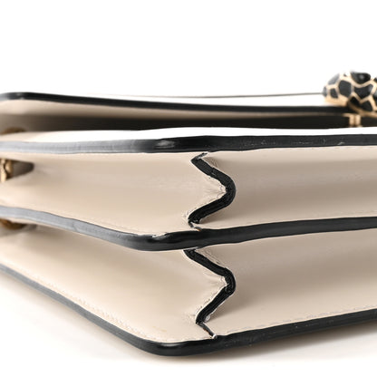 Bulgari Calfskin Serpenti Forever Floral Crossbody Bag White Agate Multicolor 8 of 9