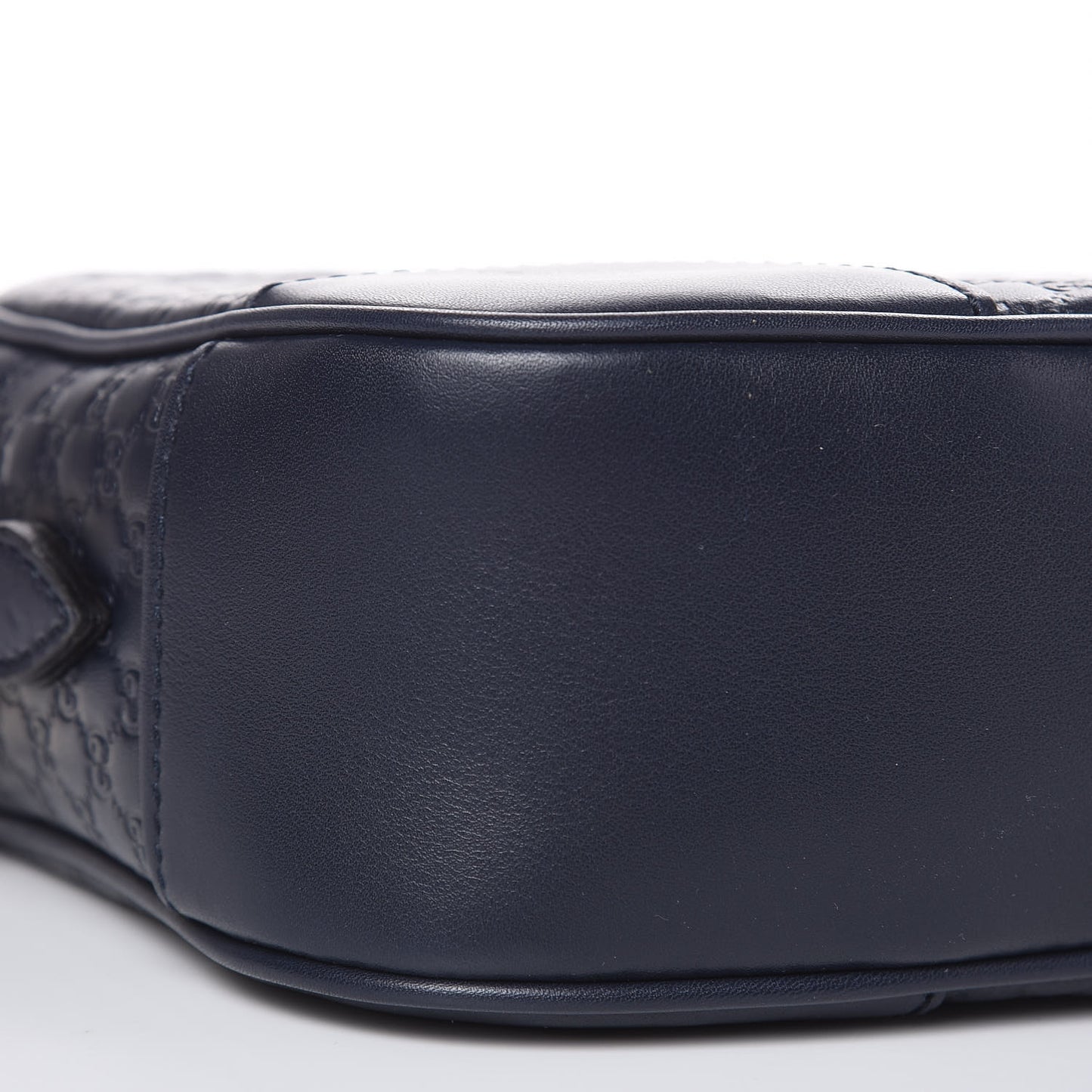 Soft Microguccissima Mini Bree Messenger Bag Blue