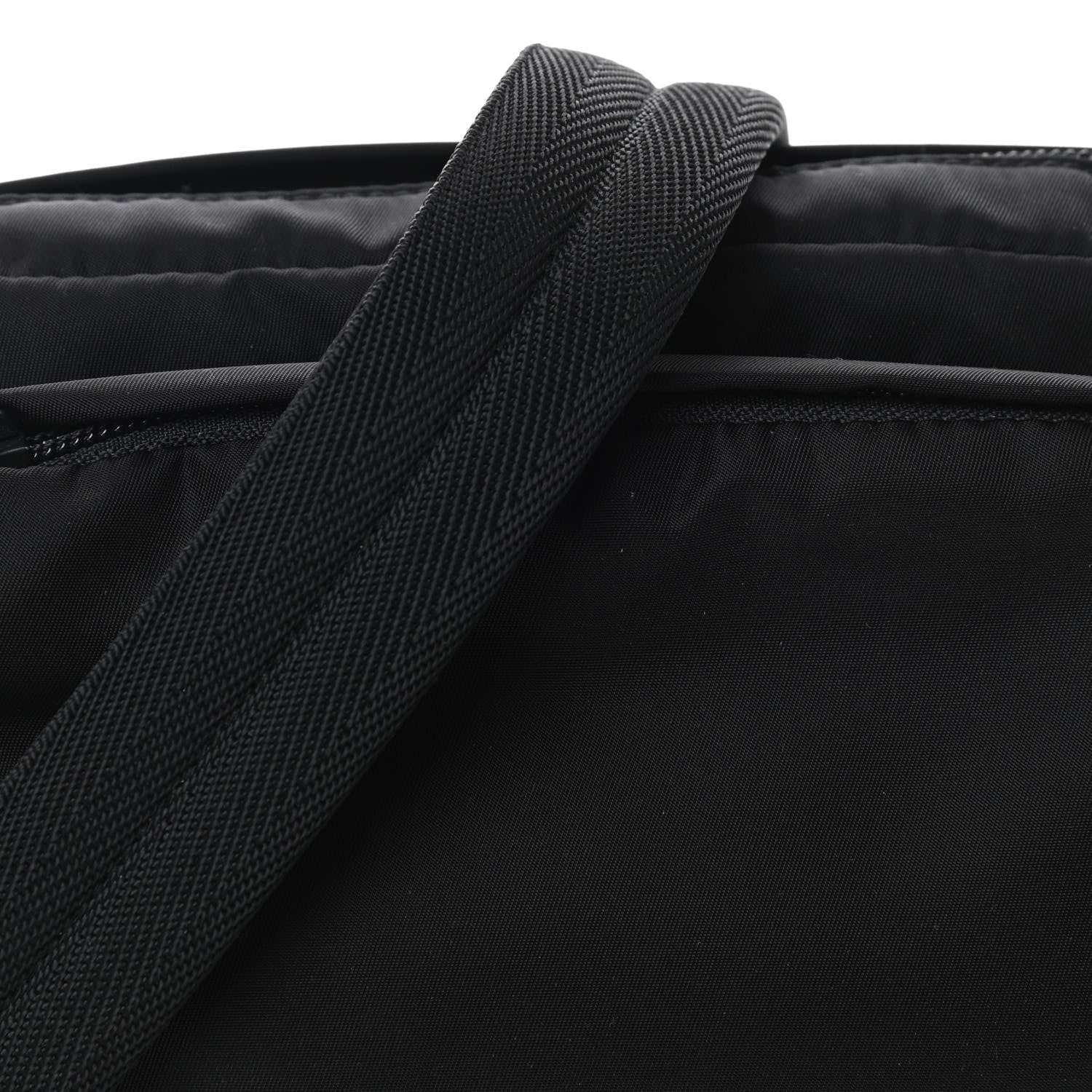 Prada Tessuto Nylon Montagna Messenger Bag Black 9 of 9