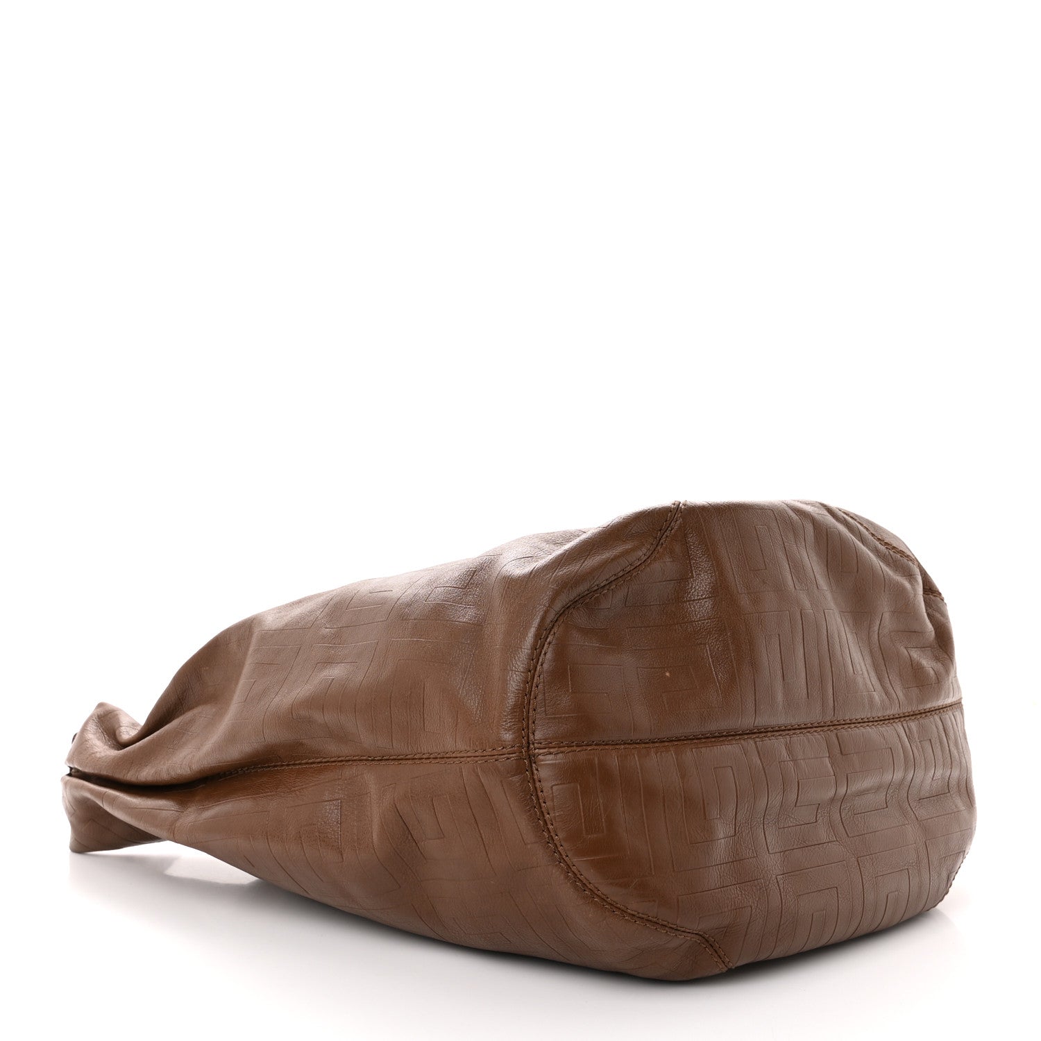 Givenchy Calfskin Embossed Hobo Brown 4 of 15