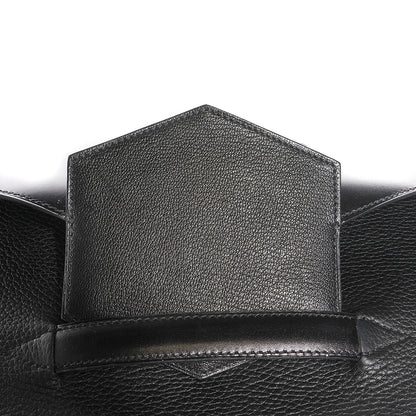 Hermes Box Calf Taurillon Clemence Faco Clutch Black 7 of 14