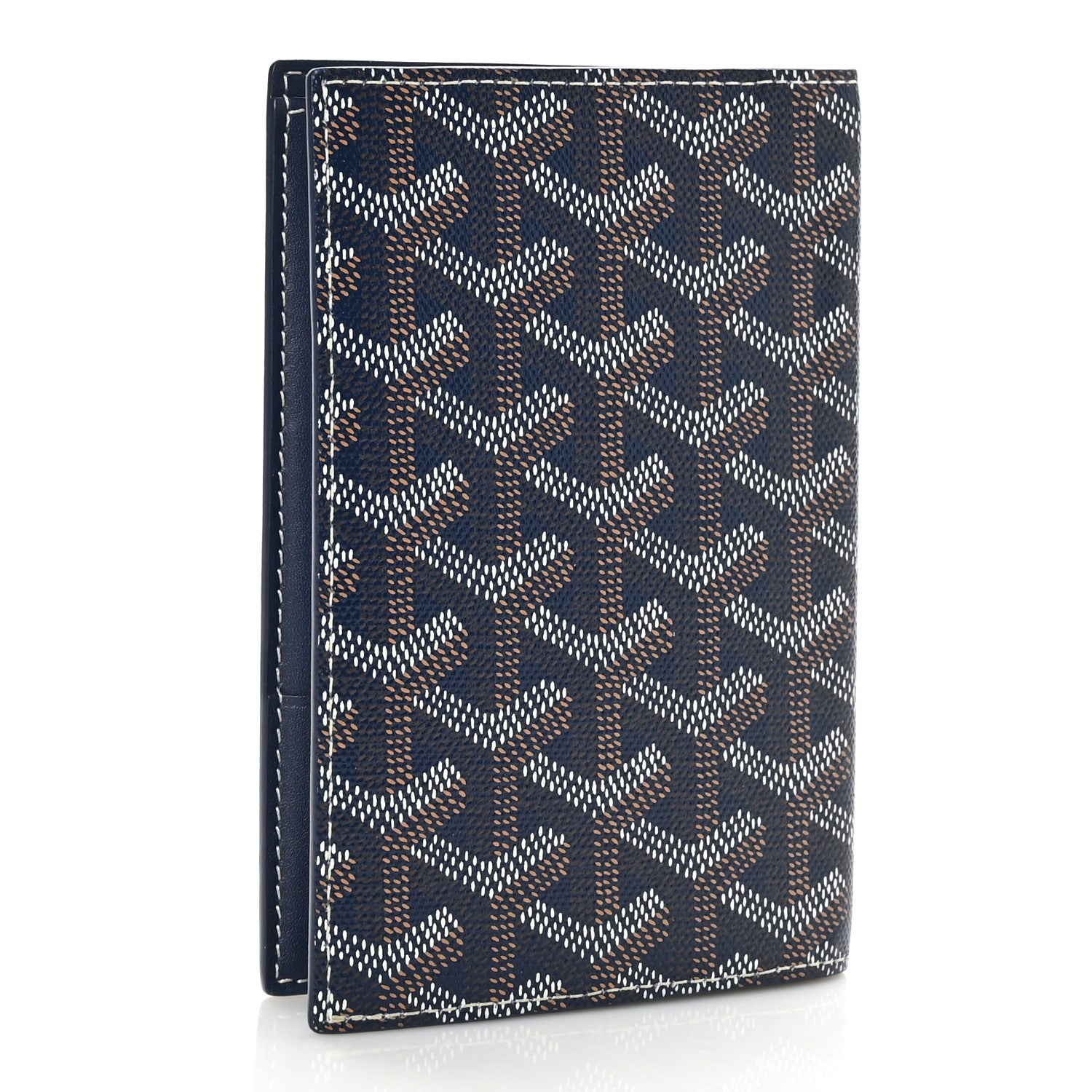 Goyard Goyardine Grenelle Passport Wallet Navy 3 of 6