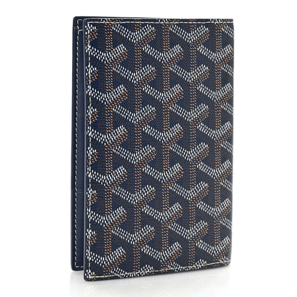 Goyard Goyardine Grenelle Passport Wallet Navy 3 of 6
