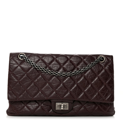 Chanel Aged Calfskin Quilted 2.55 Reissue 226 Flap Dark Burgundy 1 of 10