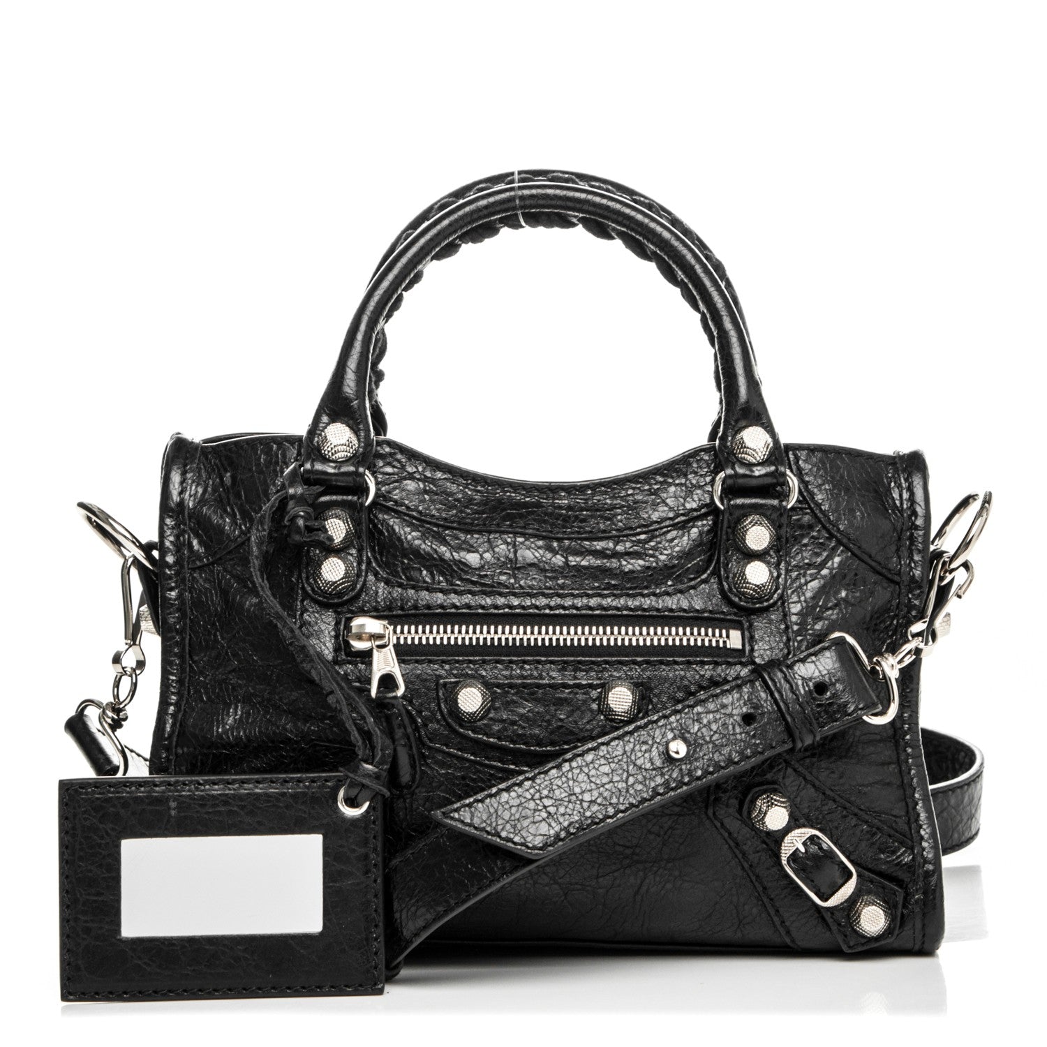 Balenciaga Agneau Giant 12 Silver Hardware Mini City Black 1 of 8