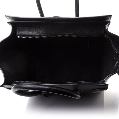 Celine Drummed Calfskin Mini Luggage Black 5 of 21