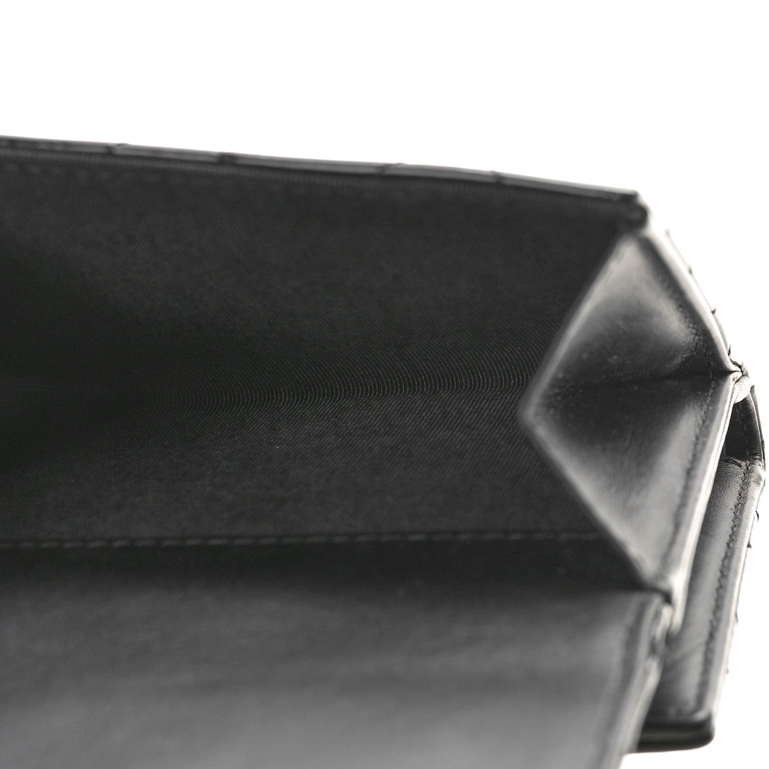 Chanel Patent Quilted Compact French Flap Wallet Black 8 of 10