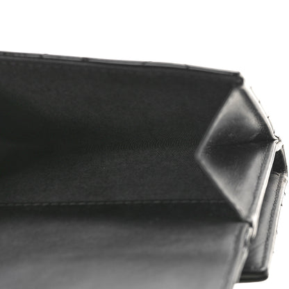 Chanel Patent Quilted Compact French Flap Wallet Black 8 of 10