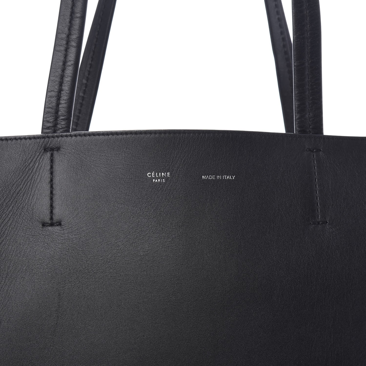 Celine Smooth Calfskin Small Horizontal Cabas Phantom Black 10 of 10