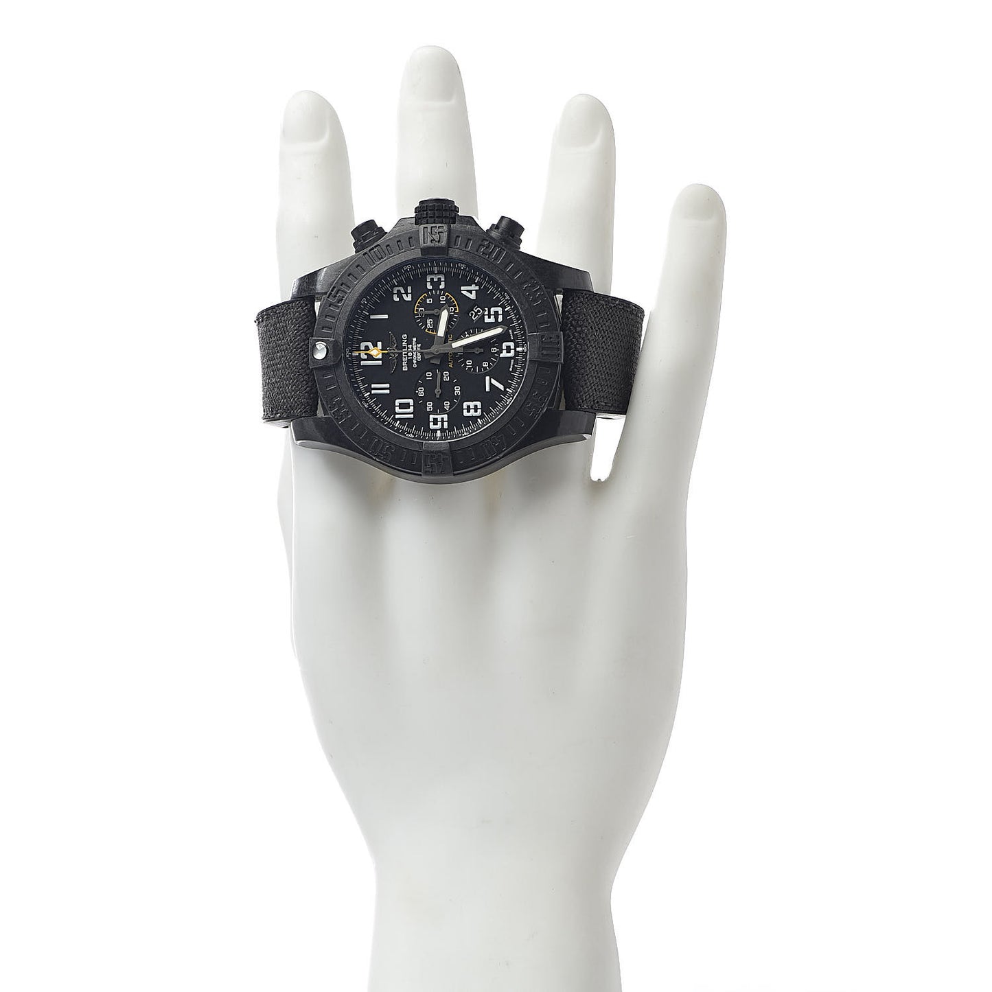 Breitlight Canvas 50mm Avenger Hurricane 12H Automatic Watch Volcano Black XBO170