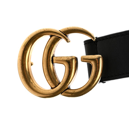 Gucci Calfskin Double G 30mm Belt 85 34 Black 7 of 9