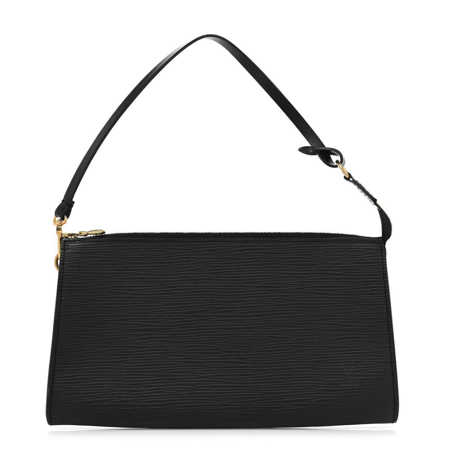 Louis Vuitton Epi Pochette Accessories 24 Black 1 of 9