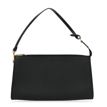 Louis Vuitton Epi Pochette Accessories 24 Black 1 of 9