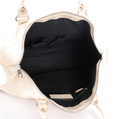Balenciaga Agneau Arena Giant 12 Silver Hardware Work Blanc Creme Light Craie 5 of 7