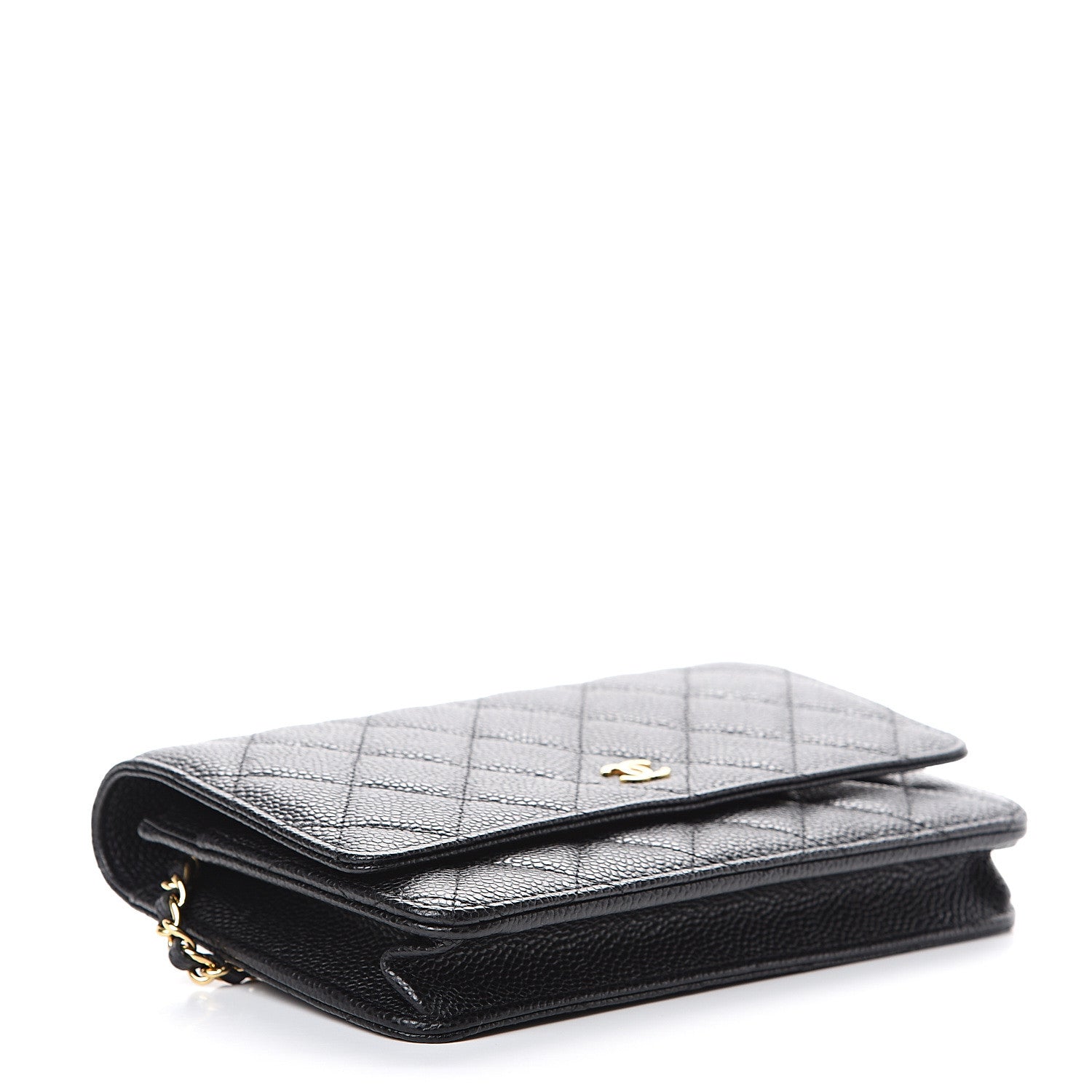 Chanel Caviar Quilted Wallet On Chain WOC Black 3 of 11