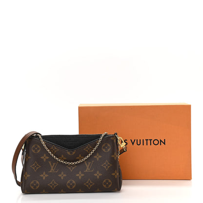 Louis Vuitton Monogram Pallas Clutch Black 11 of 11