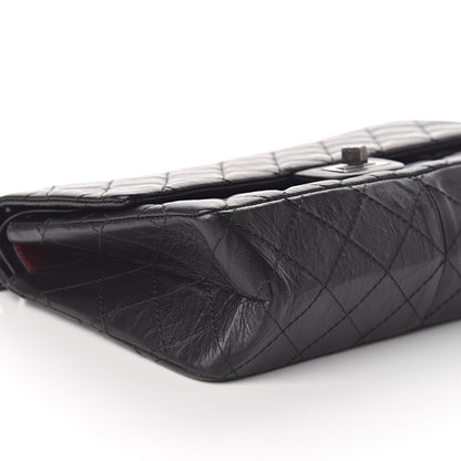 Chanel Aged Calfskin Quilted 2.55 Reissue 226 Flap Black 9 of 11