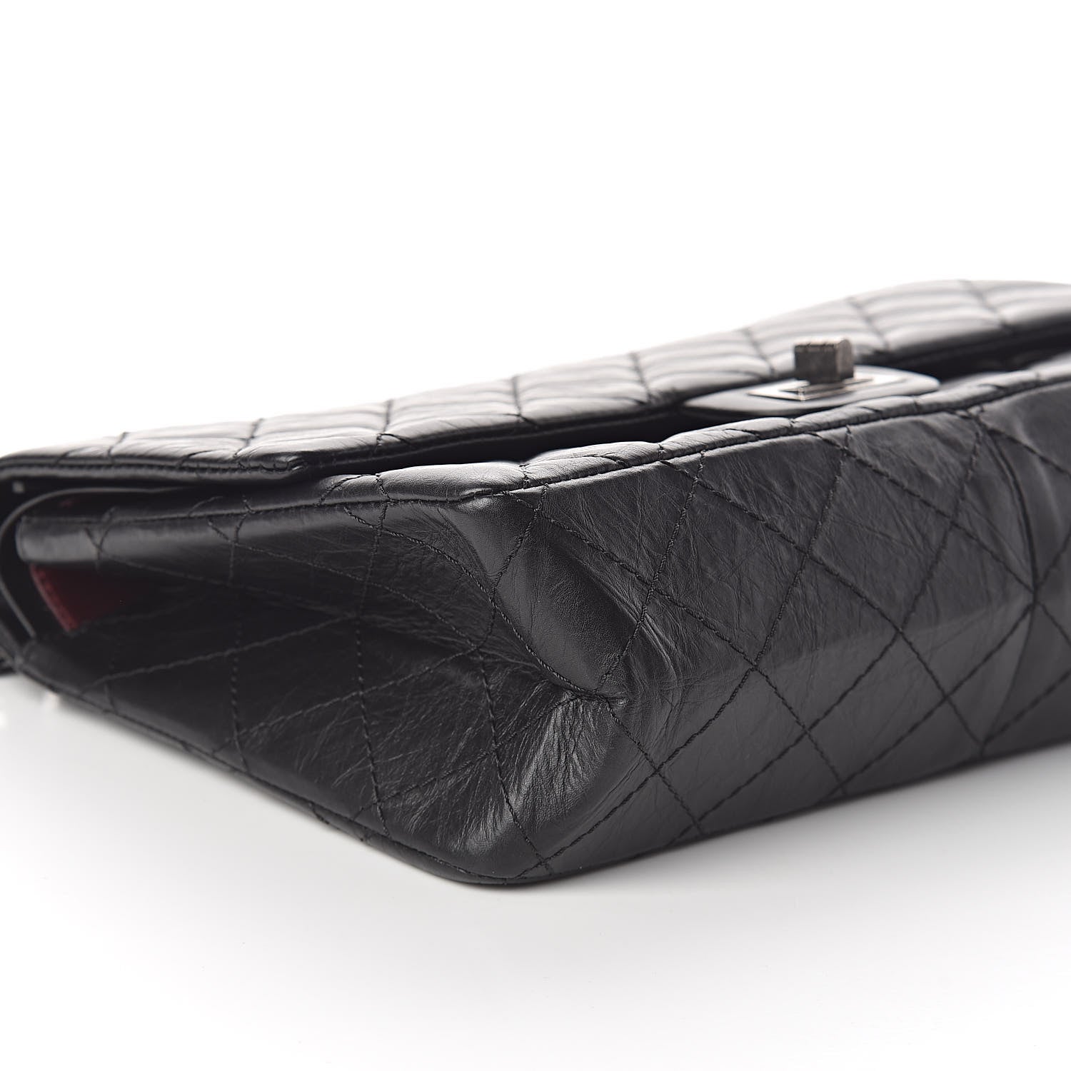Chanel Aged Calfskin Quilted 2.55 Reissue 226 Flap Black 9 of 11