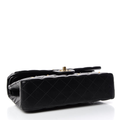 Chanel Lambskin Quilted Studded Medium Double Flap Black 4 of 11