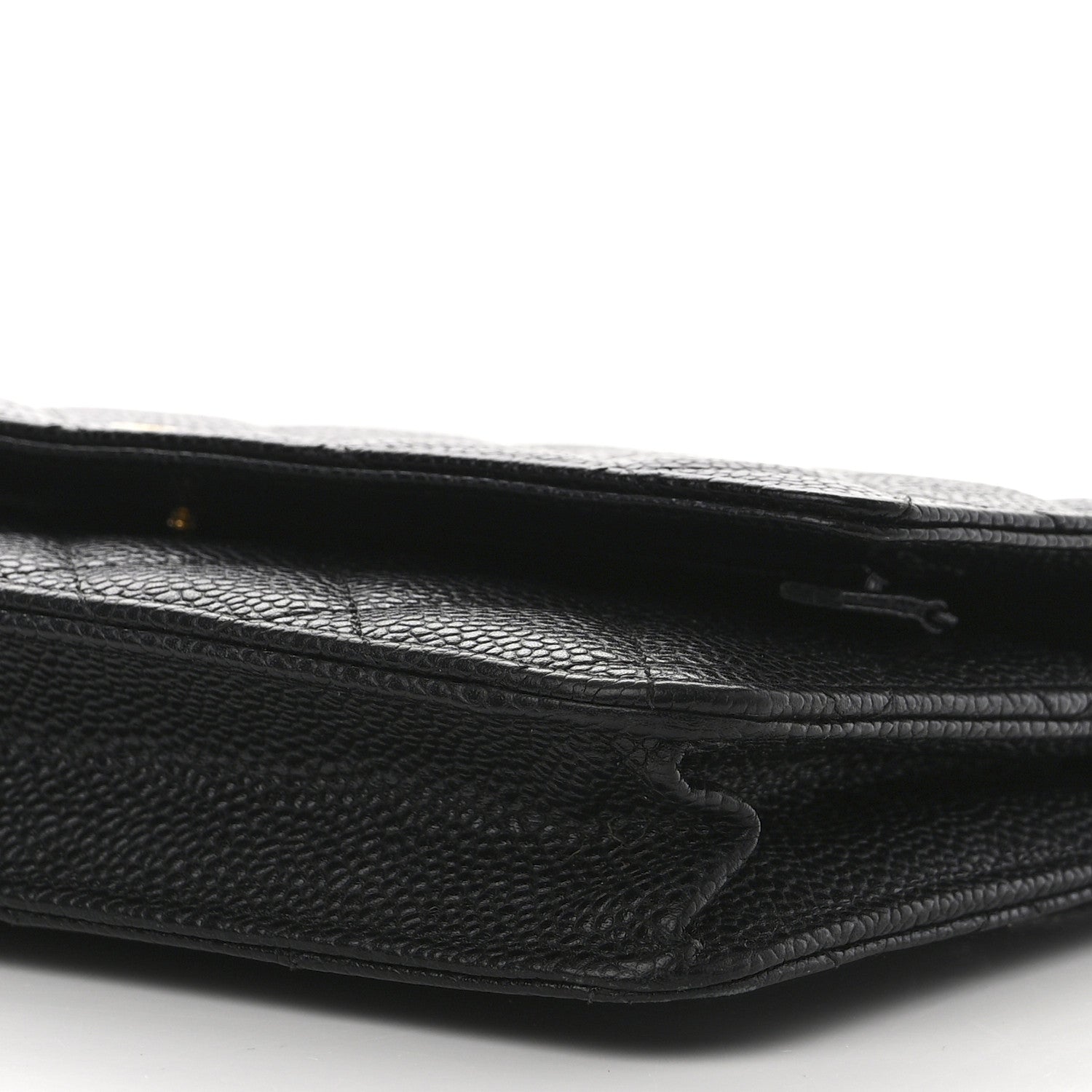 Chanel Caviar Quilted Wallet on Chain WOC Black 12 of 13