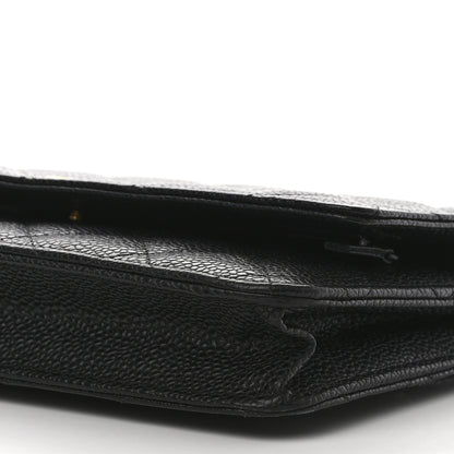 Chanel Caviar Quilted Wallet on Chain WOC Black 12 of 13