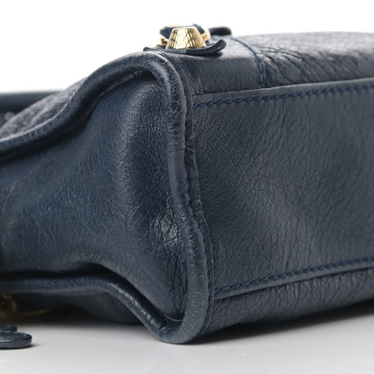 Balenciaga Agneau Giant 12 Gold Hardware Mini City Bleu Obscur 8 of 13