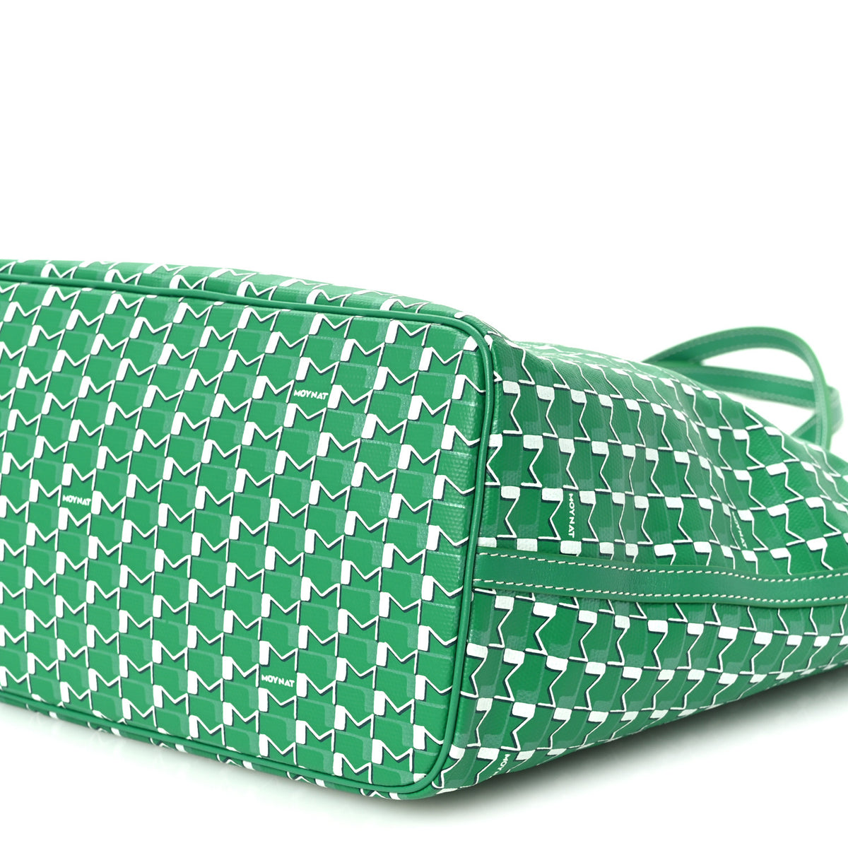 Moynat X KASING LUNG Calfskin Canvas M Labubu Tote MM Green Apple 12 of 12