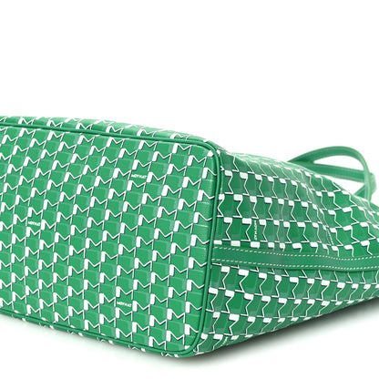 Moynat X KASING LUNG Calfskin Canvas M Labubu Tote MM Green Apple 12 of 12