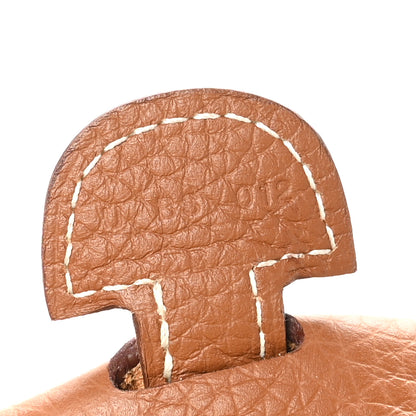 Hermes Taurillon Clemence Evelyne III PM Gold 7 of 10