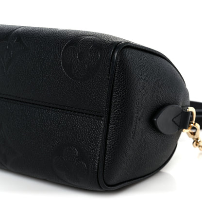 Louis Vuitton Empreinte Monogram Giant Speedy Bandouliere 20 Black 11 of 12
