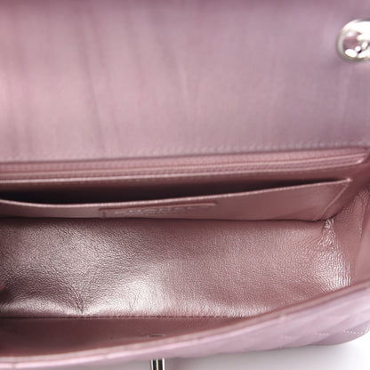 Chanel Metallic Calfskin Quilted Mini Rectangular Flap Pink 5 of 9