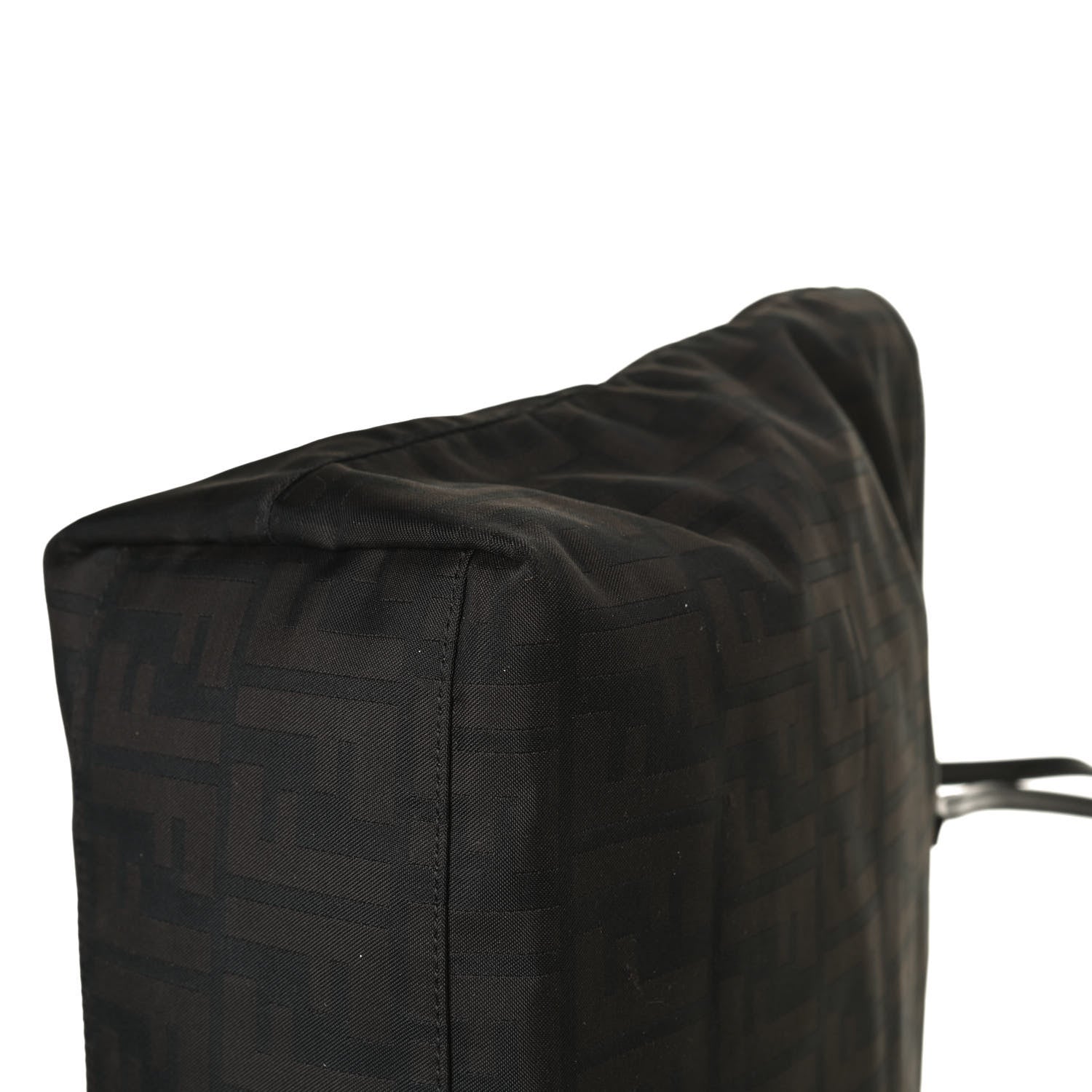 Fendi Nylon Zucca Medium Roll Tote Tobacco 20 of 22