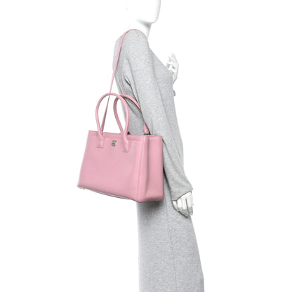 Chanel Calfskin Cerf Executive Shopper Pink 3 of 13