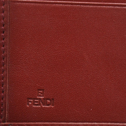 Fendi Zucchino Continental Wallet Red 8 of 9