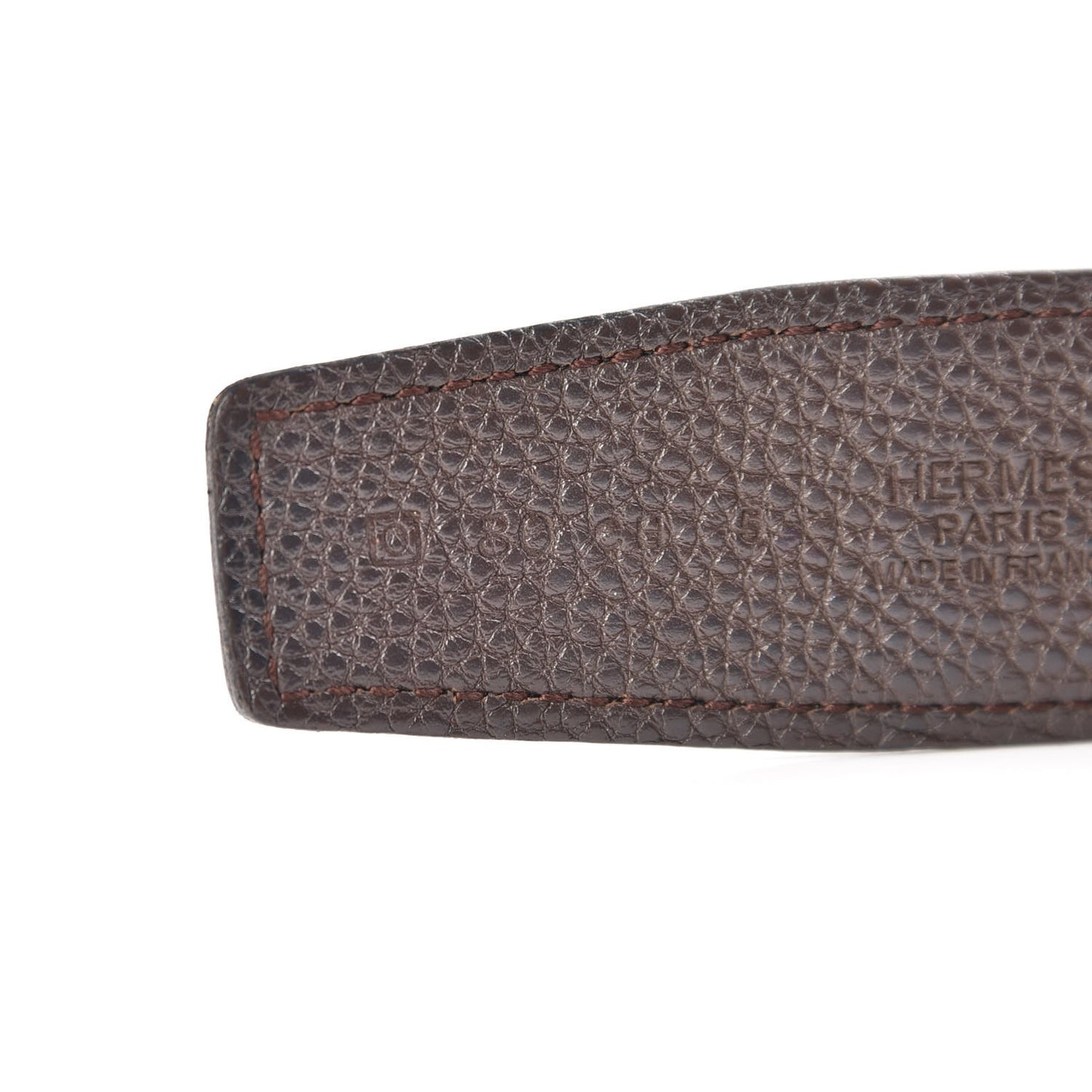 Box Togo 32mm Belt Strap 80 Black Chocolate