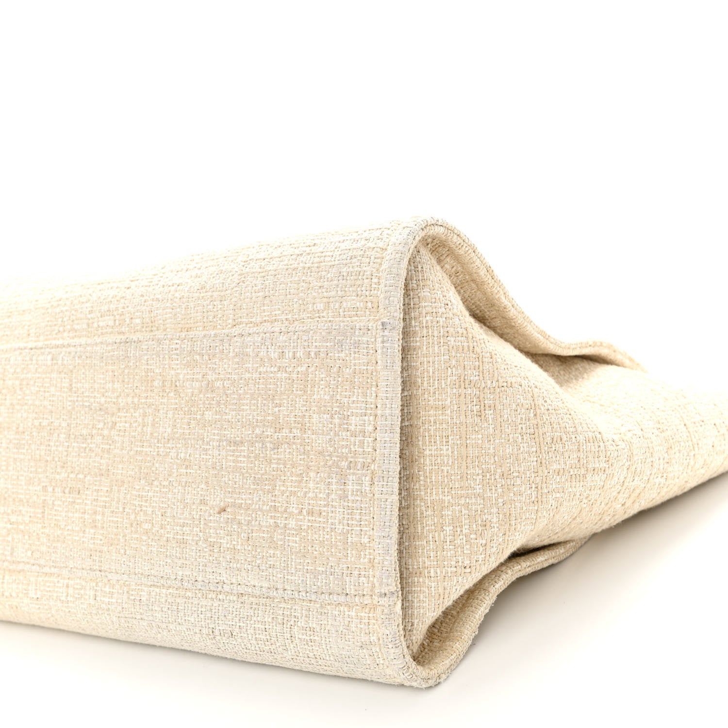 Chanel Canvas Medium Deauville Tote Light Beige 10 of 10
