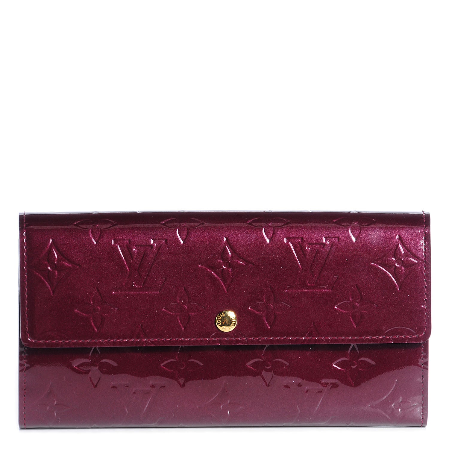 Louis Vuitton Vernis Sarah Wallet Rouge Fauviste 1 of 8