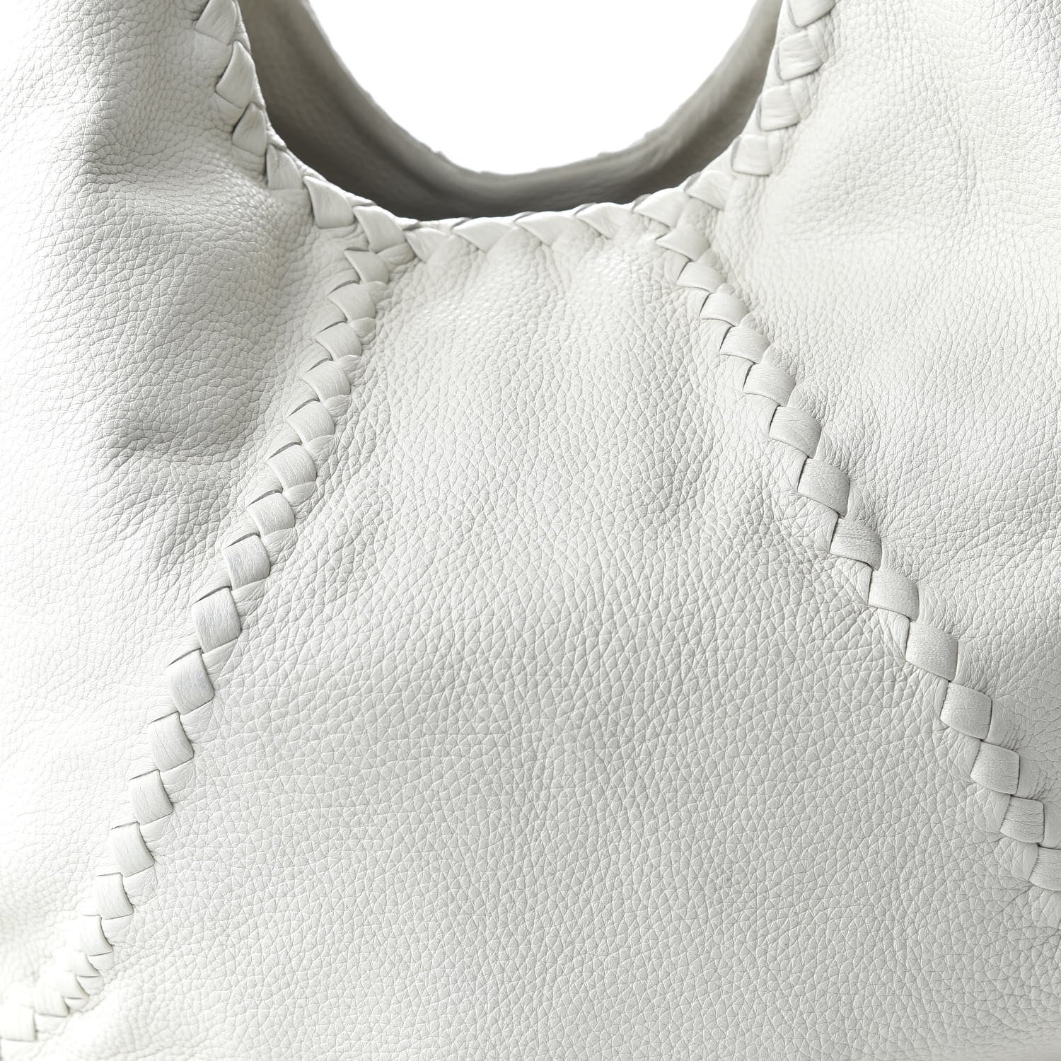Bottega Veneta Cervo Deerskin Large Hobo White 8 of 9