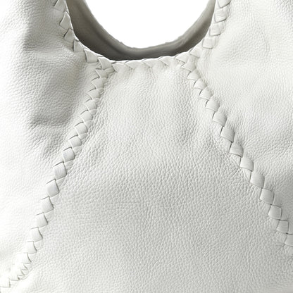 Bottega Veneta Cervo Deerskin Large Hobo White 8 of 9