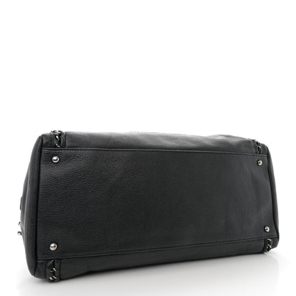 Chanel Smooth Calfskin Medium Luxe Ligne Bowler Black 4 of 13