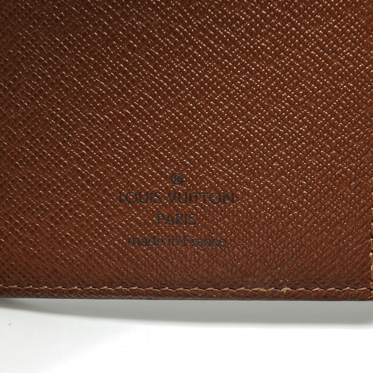 Louis Vuitton Monogram Porte Valeurs Checkbook Wallet 6 of 6