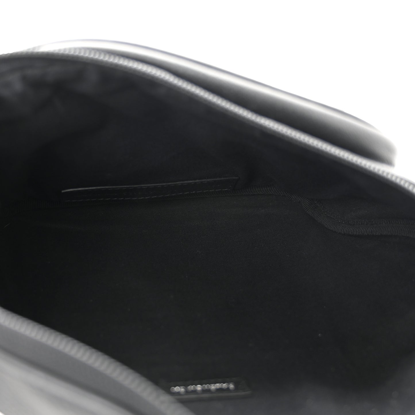 Calfskin Everyday Logo Belt Bag Black