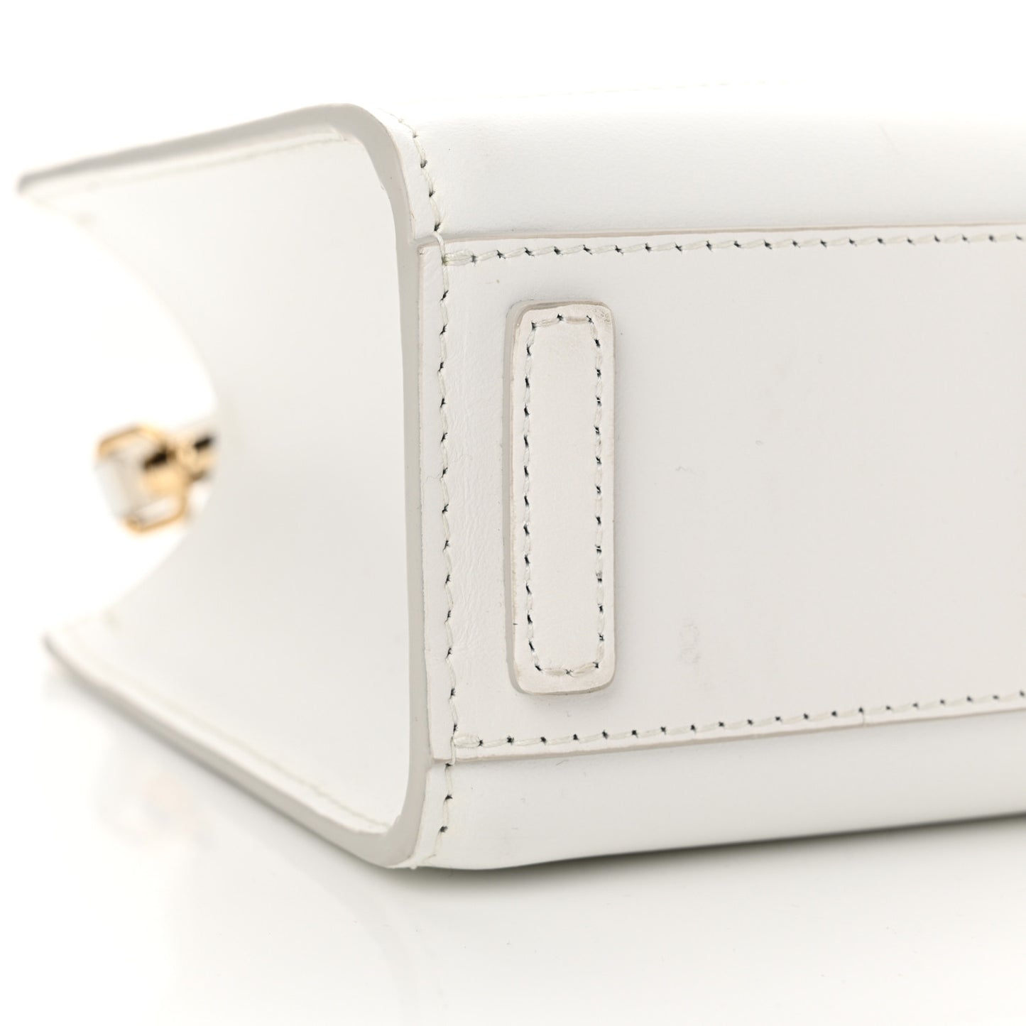 Calfskin Small DG Daily Shopper Tote White