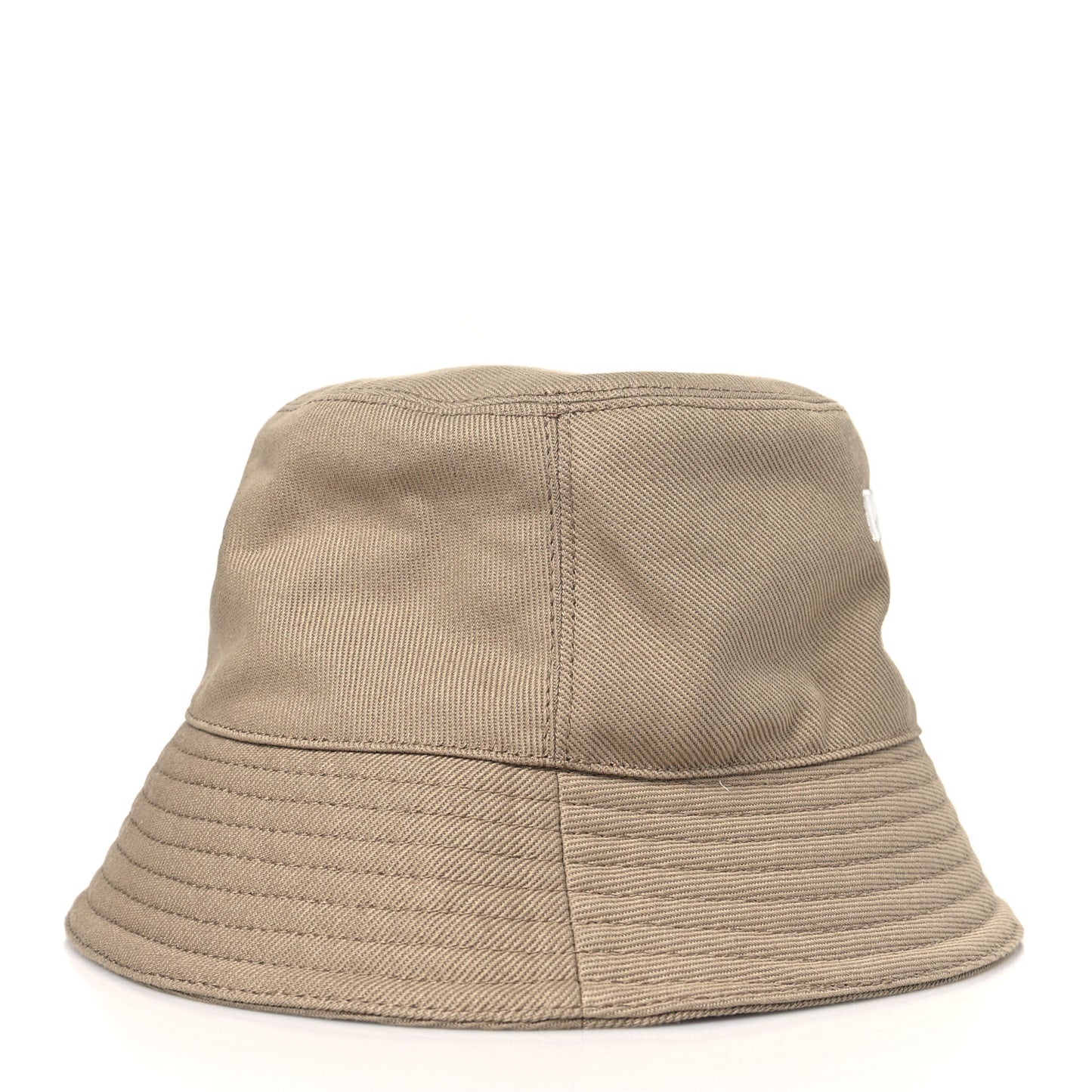 Re-Nylon Logo Embroidered Womens Bucket Hat S Kaki