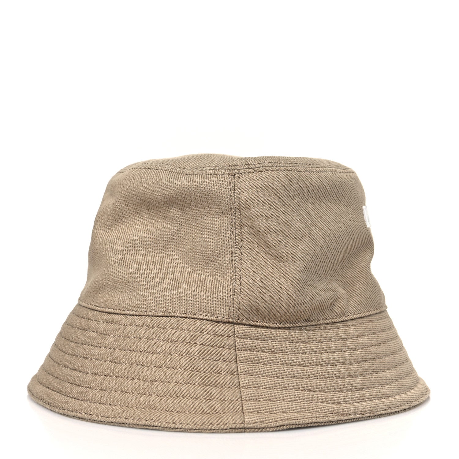 Prada Re-Nylon Logo Embroidered Womens Bucket Hat S Kaki 3 of 7
