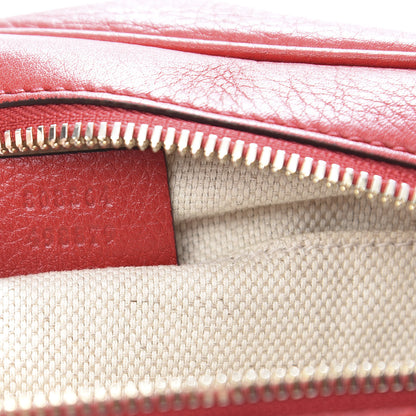Gucci Pebbled Calfskin Small Soho Disco Bag Tabasco Red 7 of 13