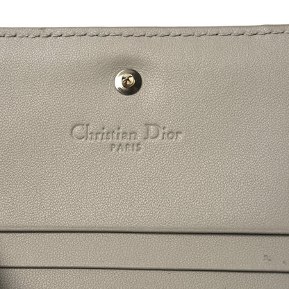Christian Dior Lambskin Cannage Medium Lady Dior Flap Card Holder Sable 7 of 10