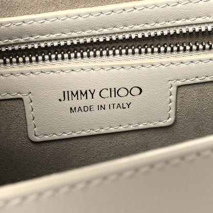 Jimmy Choo Textured Patent Calfskin Small Madeline Satchel Latte 6 of 13